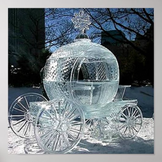 Ice Sculpture Poster (Voorkant)