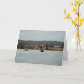 Ice Shacks-kaart Kaart (Gele Bloem)