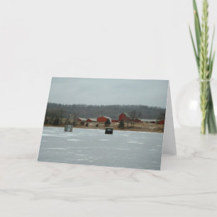 Ice shacks-kaart kaart