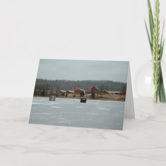 Ice Shacks-kaart Kaart (Voorkant)