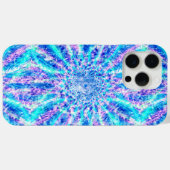 Ice Shards Blauw en Roze Paarse Case-Mate iPhone Case (Achterkant (horizontaal))
