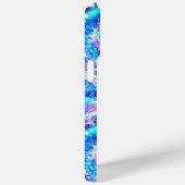 Ice Shards Blauw en Roze Paarse Case-Mate iPhone Case (Achterkant / Rechts)