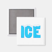 Ice Shirt Adult Kinder Mannen Vrouwen Vuur en IJs  Magneet (Voorkant / Achterkant)