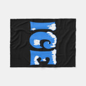 Ice Shirt Halloween Costume Couples Ice Family Hal Fleece Deken (Voorkant (Horizontaal))