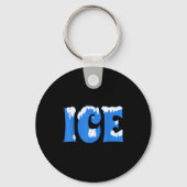 Ice Shirt Halloween Costume Couples Ice Family Hal Sleutelhanger (Voorkant)