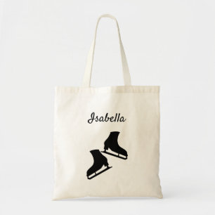 Ice skate canvas tas afbeelding schaats zwart