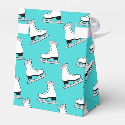 Ice Skateday Favor Box Bedankdoosjes (Achterkant)