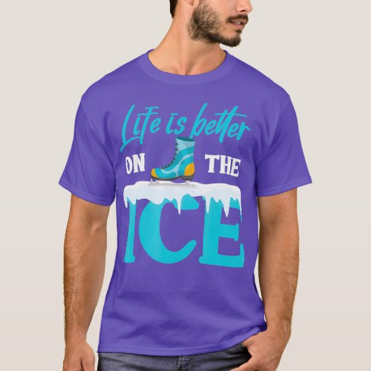 Ice Skater Funny Ice Dancing Quote Ice Skateeg T-shirt (Voorkant)