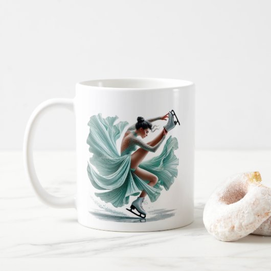 Ice Skater  Koffiemok (Met donut)