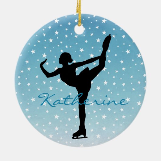 Ice Skater Ornament (Achterkant)