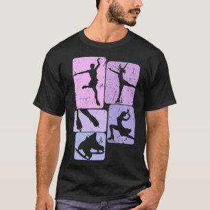 Ice Skater Skater Girl Vrouwen T-shirt