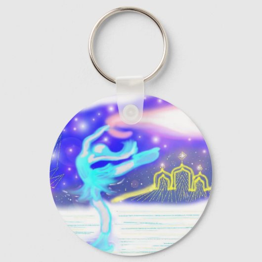 Ice Skater Sleutelhanger (Voorkant)