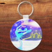Ice Skater Sleutelhanger (Voorkant)