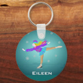 Ice Skater Sleutelhanger (Voorkant)