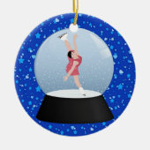 Ice Skater - SRF Keramisch Ornament (Voorkant)