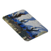 Ice skaters kerst fayre Fair Hyde Park Magneet (Rechterzijde)