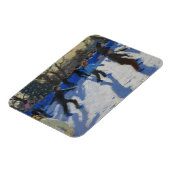 Ice skaters kerst fayre Fair Hyde Park Magneet (Linkerzijde)