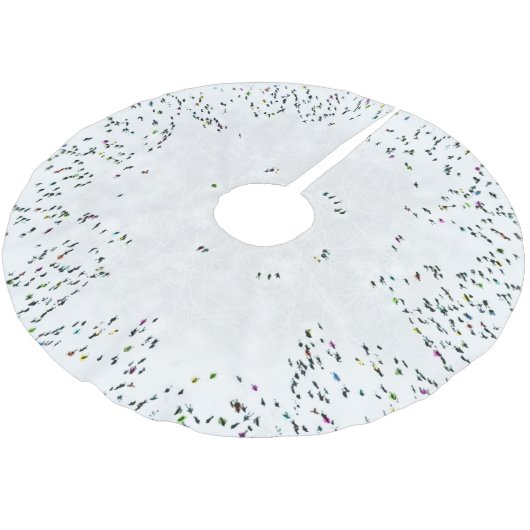 Ice Skaters kerstboomrok Kerstboom Rok (Gekanteld)