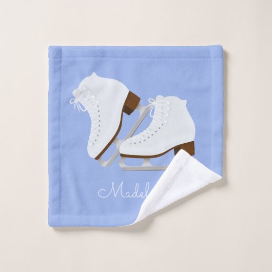 Ice Skates Towel  Washandje (Wasdoekje)