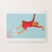 Ice Skating Art Legpuzzel (Horizontaal)