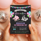 Ice Skating Birthday Invitation Kaart