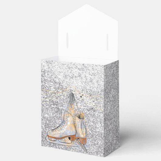 Ice Skating Birthday Party Bedankdoosjes (Geopend)