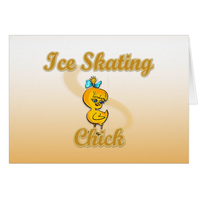 Ice Skating Chick (Voorkant Horizontaal)