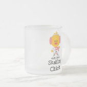 Ice Skating Chick Frosted Mok (Voorkant rechts)