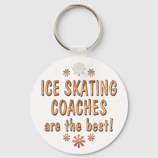Ice Skating Coaches is de beste Sleutelhanger (Voorkant)