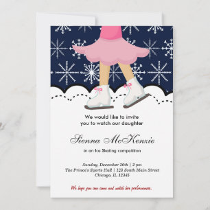 Ice Skating Competition (Donkerblauw) Kaart