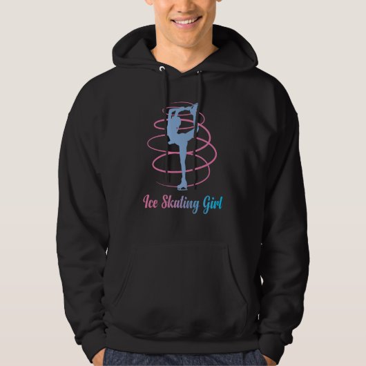 Ice Skating Dance Figure Turn 360 Degrees Hoodie (Voorkant)