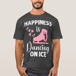Ice Skating Dansling Girls Figuur Skater Ice Schaa T-shirt