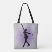 Ice Skating Design Canvas tas (Achterkant)