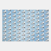 Ice Skating Design Wrapping Paper Set (Voorkant 3)