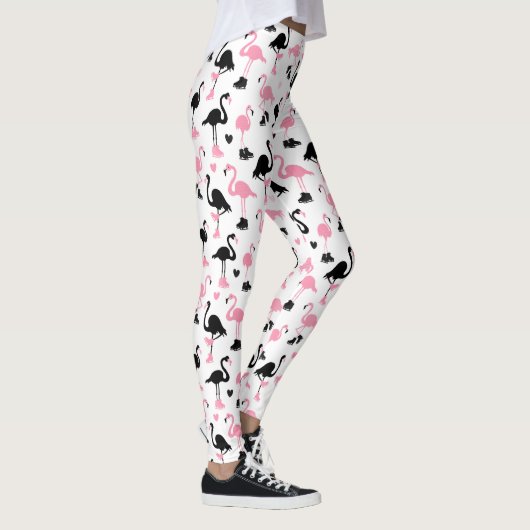 Ice Skating Flamingos Leggings (Rechts)