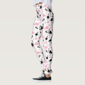 Ice Skating Flamingos Leggings (Links)