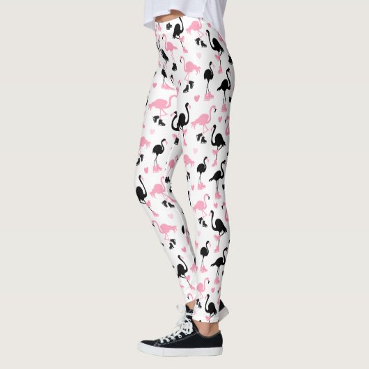 Ice Skating Flamingos Leggings (Links)
