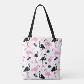 Ice Skating Flamingos Tote Bag (Achterkant)