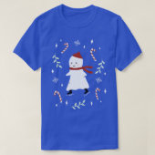 Ice Skating Ghost T-shirt (Design voorkant)