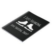 Ice Skating Gift Ideas Skater Winter Sports Female Notitieboek (Linkerzijde)