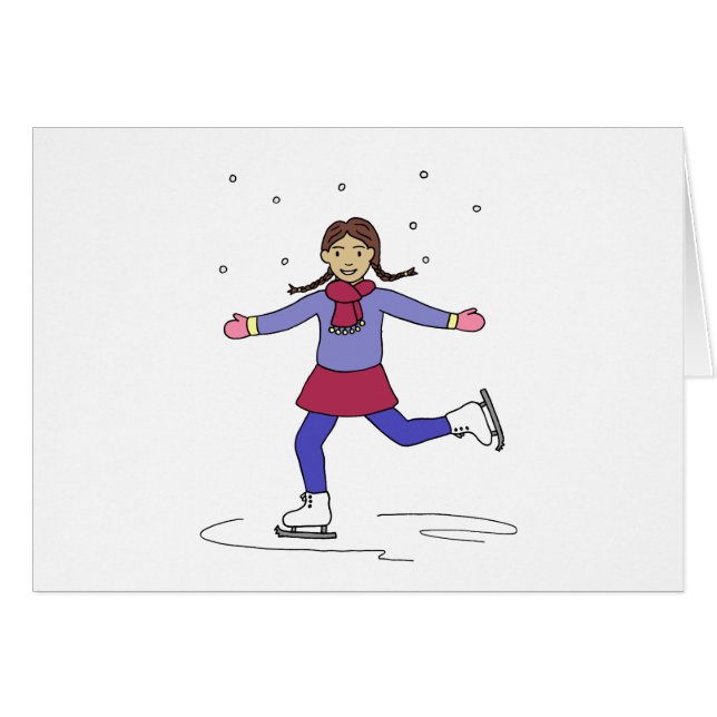 Ice Skating Girl (Voorkant Horizontaal)
