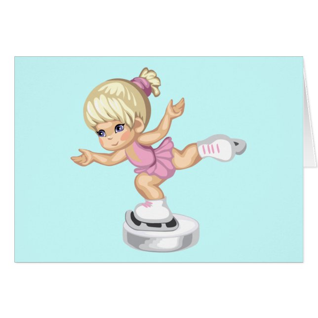 Ice Skating Girl (Voorkant Horizontaal)