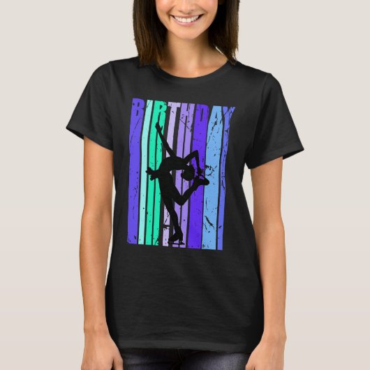 Ice Skating Girls Dancing Daughter Queen Season Te T-shirt (Voorkant)