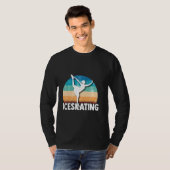 Ice Skating Hop Element Combination Spins T-shirt (Voorkant volledig)