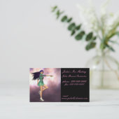 Ice Skating Instructor Visitekaartjes (Staand voorkant)