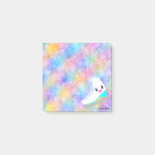 Ice Skating Kawaii Rainbow Gradient Galaxy Stars Post-it® Notes (Voorkant)