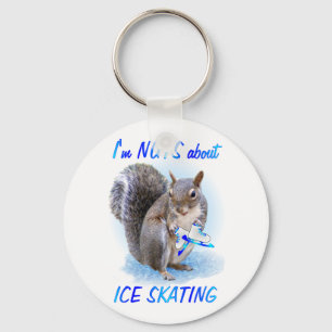 Ice Skating Nut Sleutelhanger
