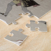 Ice Skating op het meer van de diepvries, illustra Legpuzzel (Zijkant)