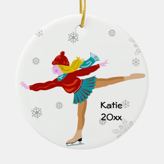 Ice Skating Ornament (Voorkant)