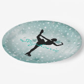 Ice Skating Paper Party Bord (Gekanteld)